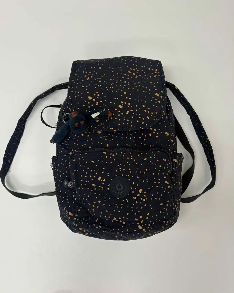 Kipling Y2K ドット ペインティング ドット バックパック