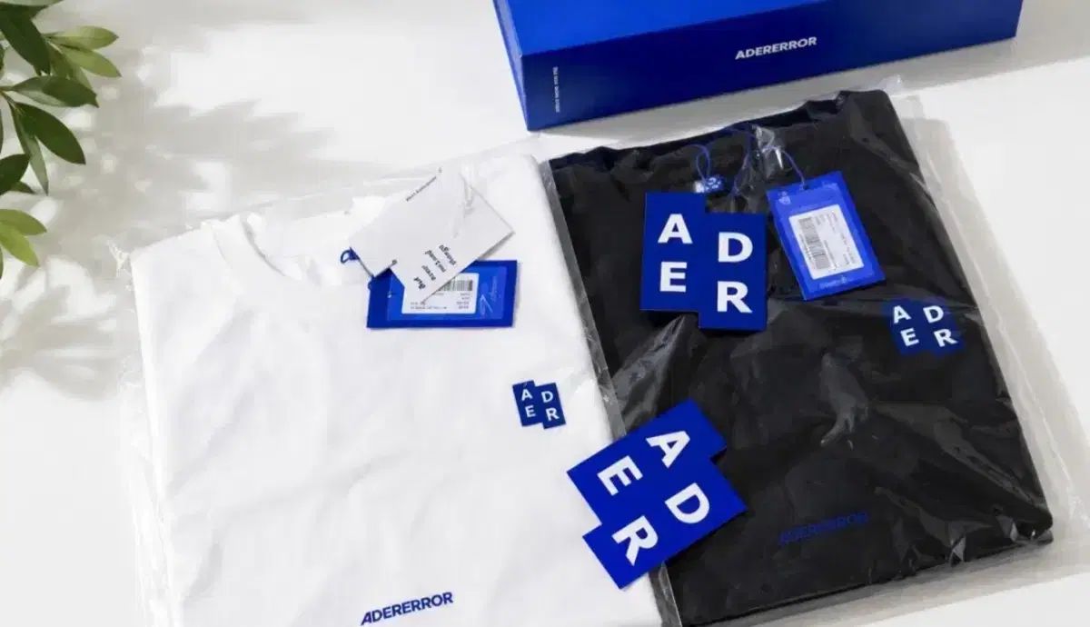 ADER ERROR アーダーエラー 半袖 Tシャツ 白/ブラック L