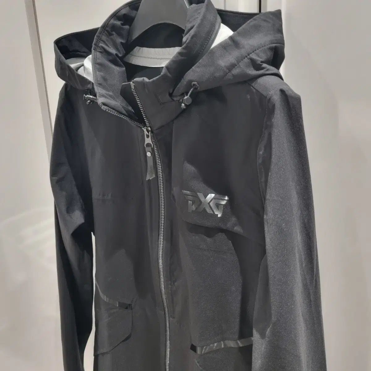 (XS) PXG レディース ロング レインコート ブラック ほぼ新品