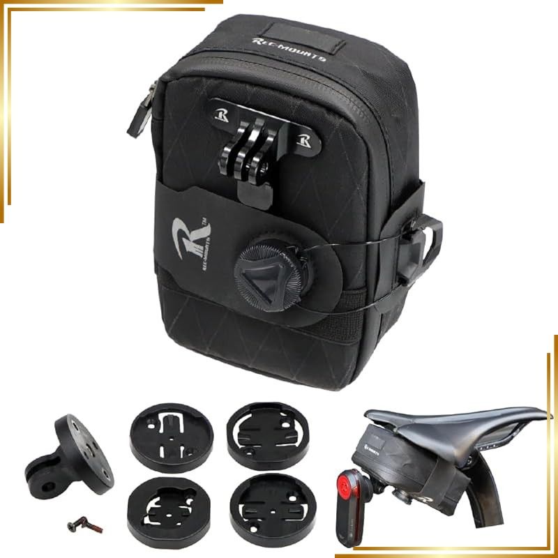 【新品】 [レックマウント] ライドオンサドルバッグ2 α(アルファー) モデル1【SaddleBag2-a1-S】 (2026年1月現在で14ブランド対応) Sサイズ(約0.5L)