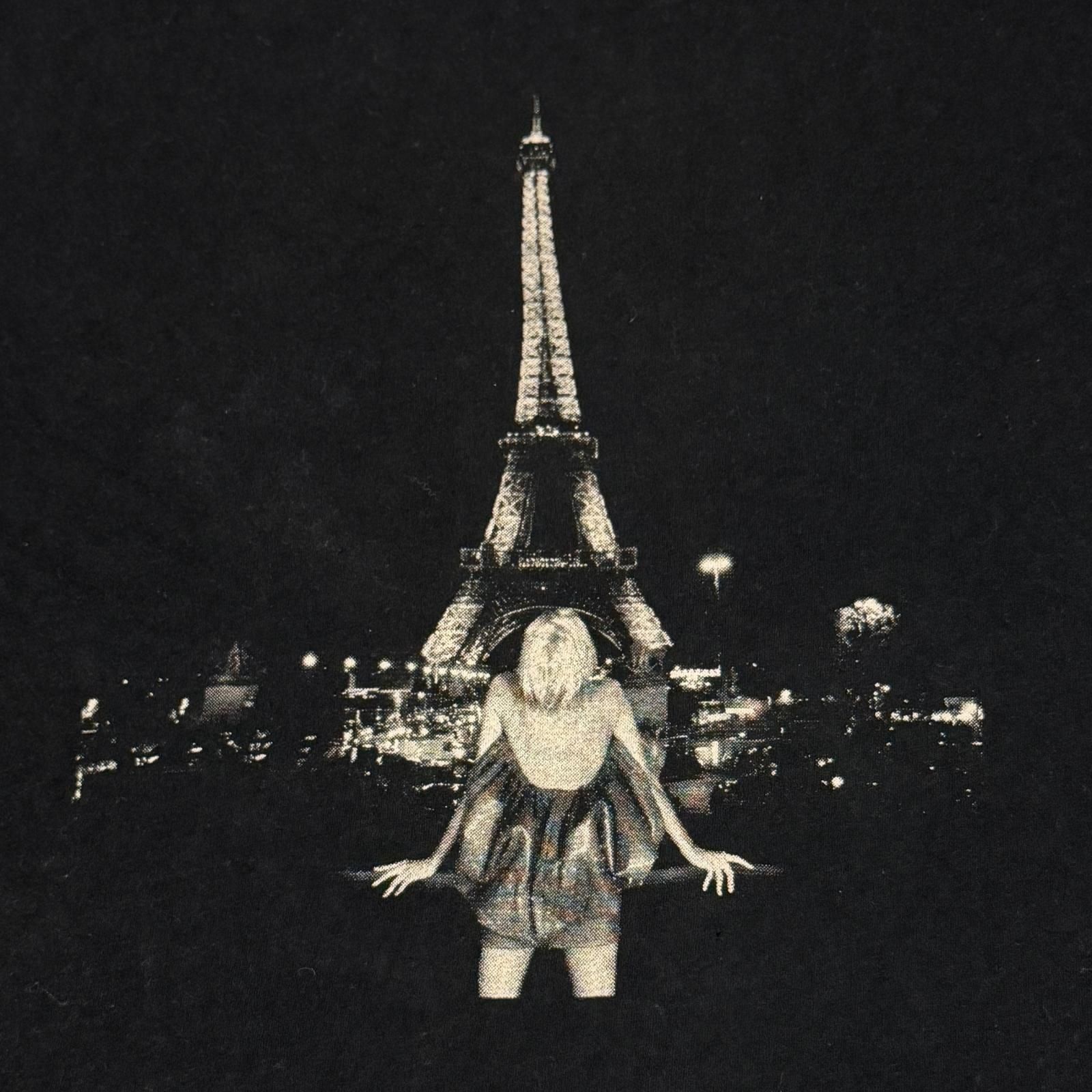 SAINT LAURENT エッフェル塔プリントTシャツ 半袖カットソー サン