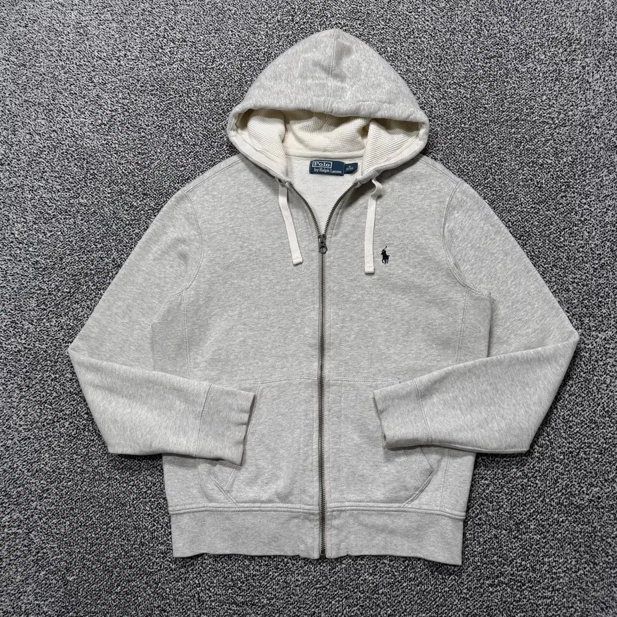 Name : POLO RALPH LAUREN ポロラルフローレン シグネチャーロゴ グレー COLOR フードジップアップ :)
