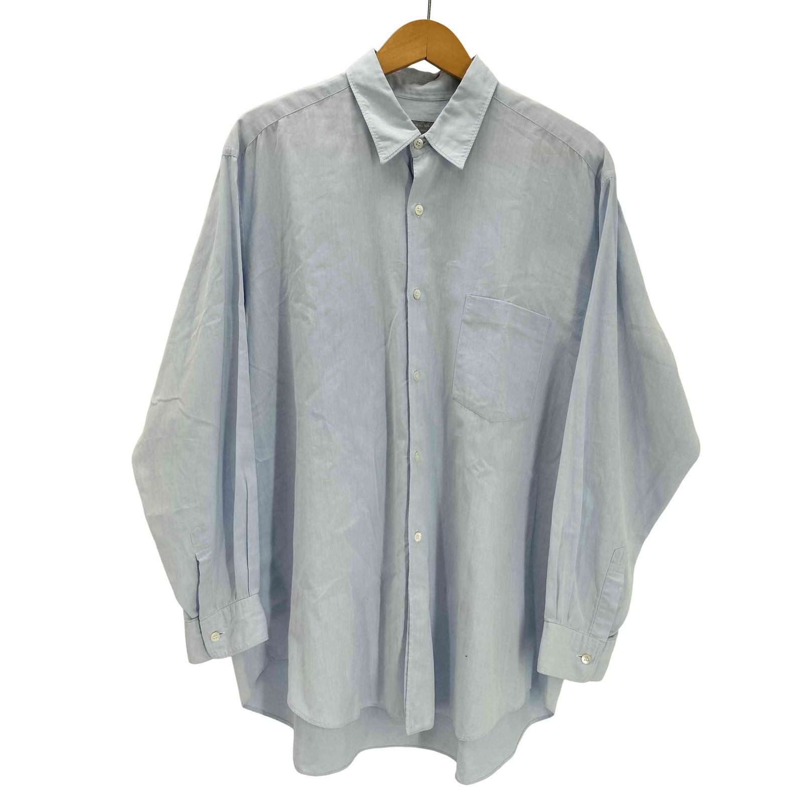 コムデギャルソンオム COMME des GARCONS HOMME 80-90S 田中オム L/S プレーン シャツ メンズ 表記無