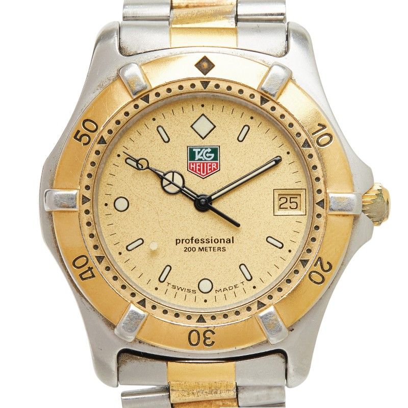 タグホイヤー プロフェッショナル200 腕時計 964.006R ゴールド シルバー ステンレススチール メンズ TAG HEUER【1-0265216】