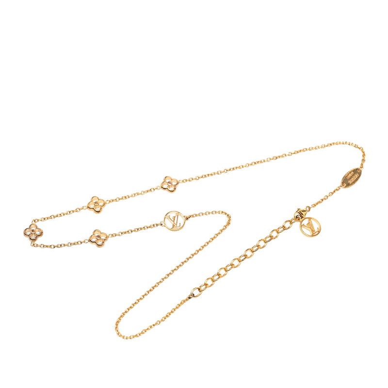 ネックレスルイ ヴィトン フラワーフル ネックレス M00238 ゴールド 