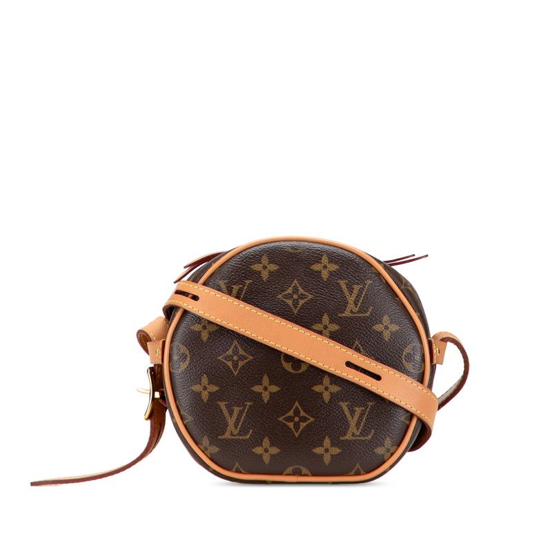 ルイ ヴィトン モノグラム ボワット シャポー スープルPM ショルダーバッグ M45578 ブラウン PVC レザー レディース LOUIS VUITTON【1-0272135】