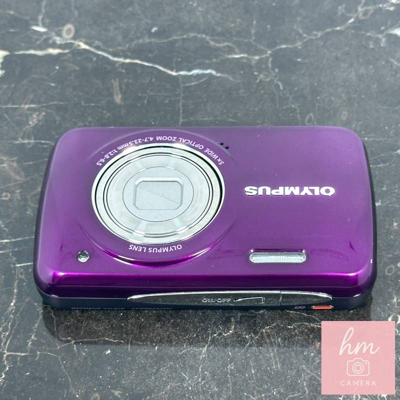美品】OLYMPUS VH-210 パープル 1400万画素 光学5倍ズーム 広角24mm 