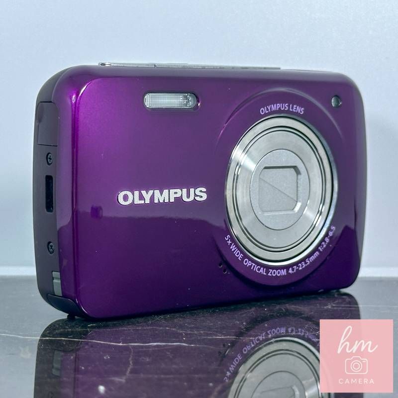 カメラ 可愛いデジカメ♡ 美品 OLYMPUS VH-210 パープル バーガンディ