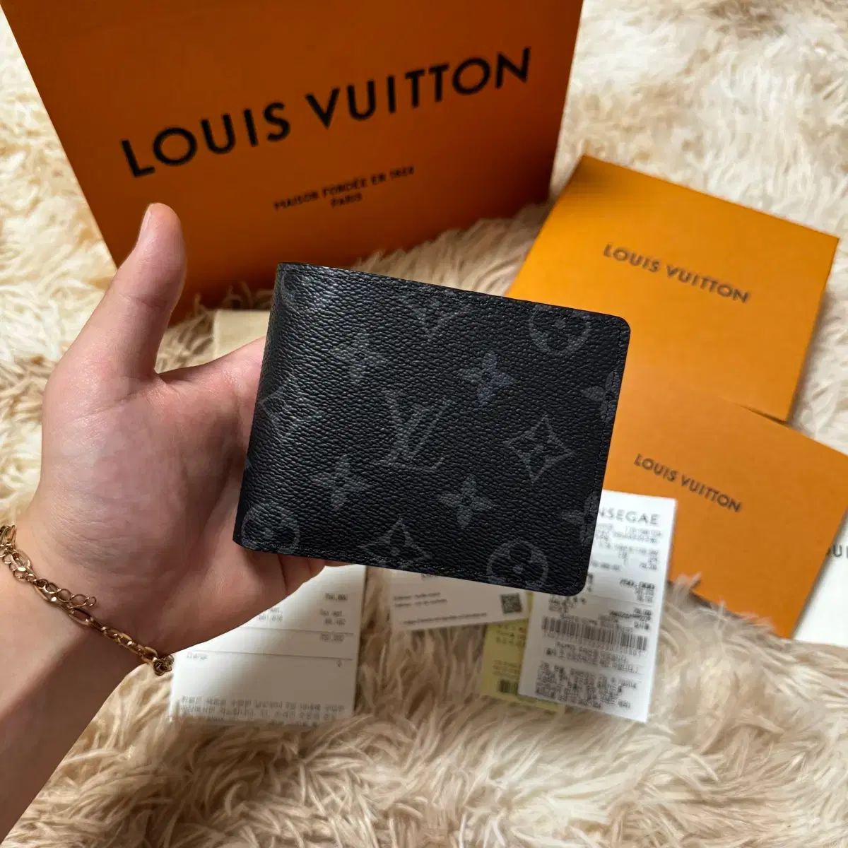 百貨店購入 / 新品 Louis Vuitton ルイヴィトン マルチ マルチ ウォレット 二つ折り財布