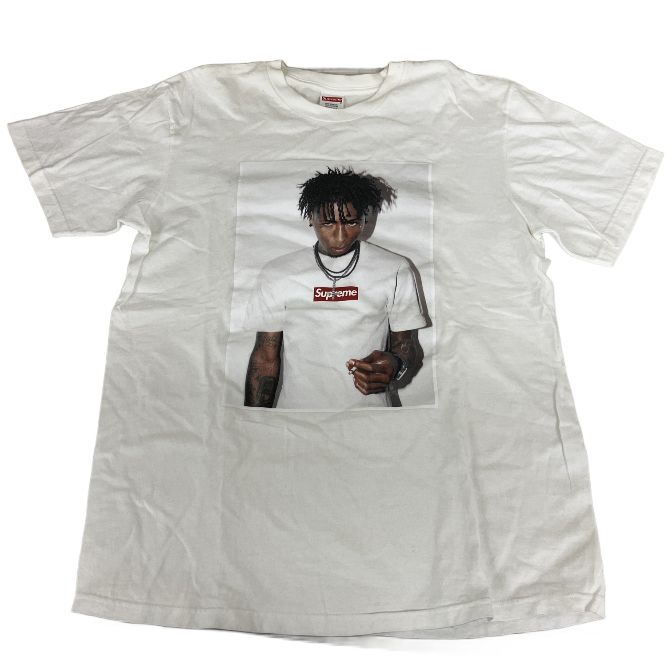 Supreme シュプリーム NBA YoungBoy Tee ホワイト 23AW フォト Tシャツ ホワイト サイズL 中古 T11065519