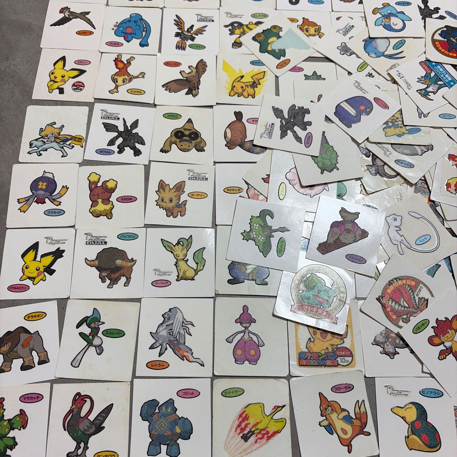 337枚 ポケモンパン シール 当時物 デコキャラシール - メルカリ