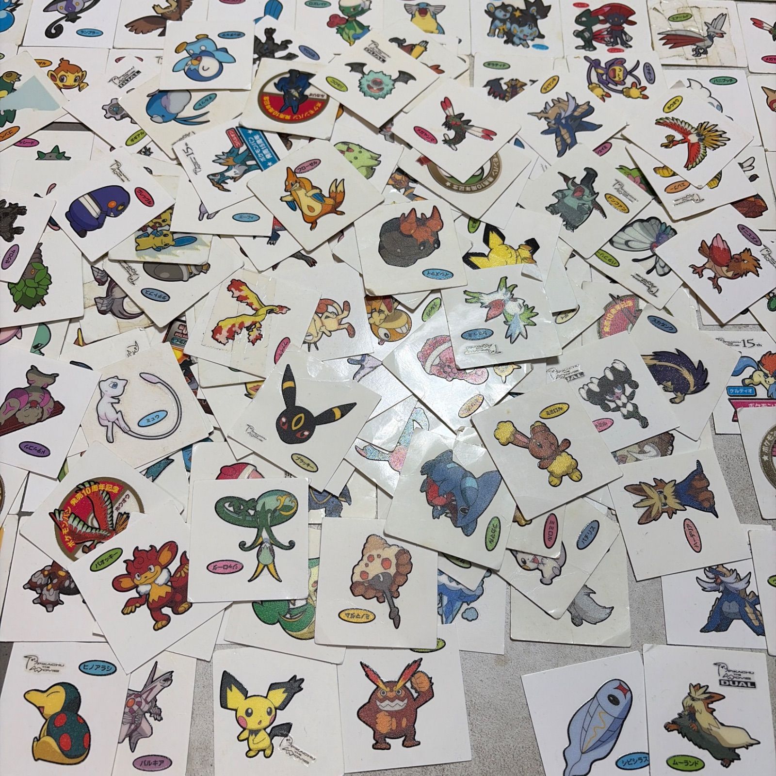 337枚 ポケモンパン シール 当時物 デコキャラシール - メルカリ