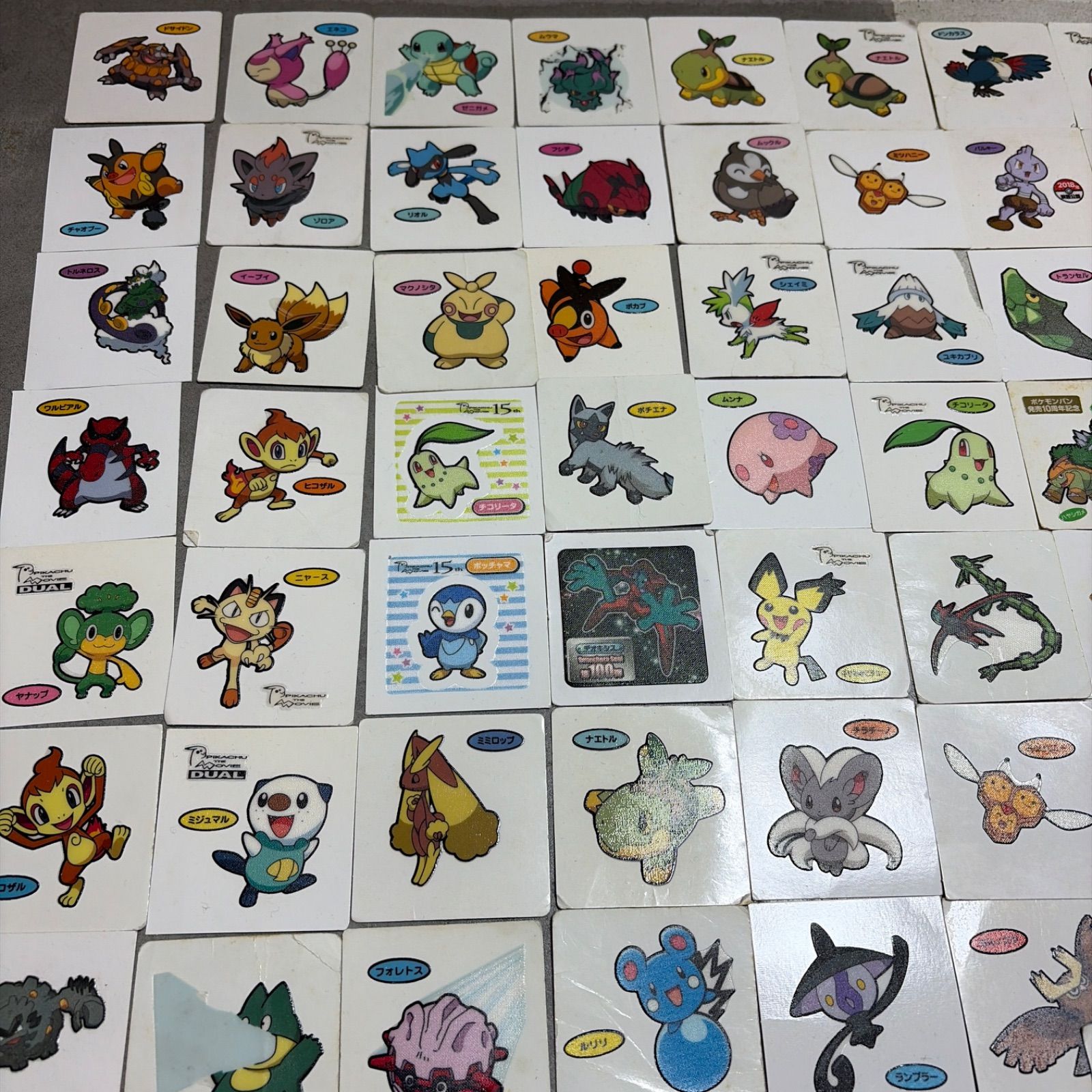 337枚 ポケモンパン シール 当時物 デコキャラシール - メルカリ