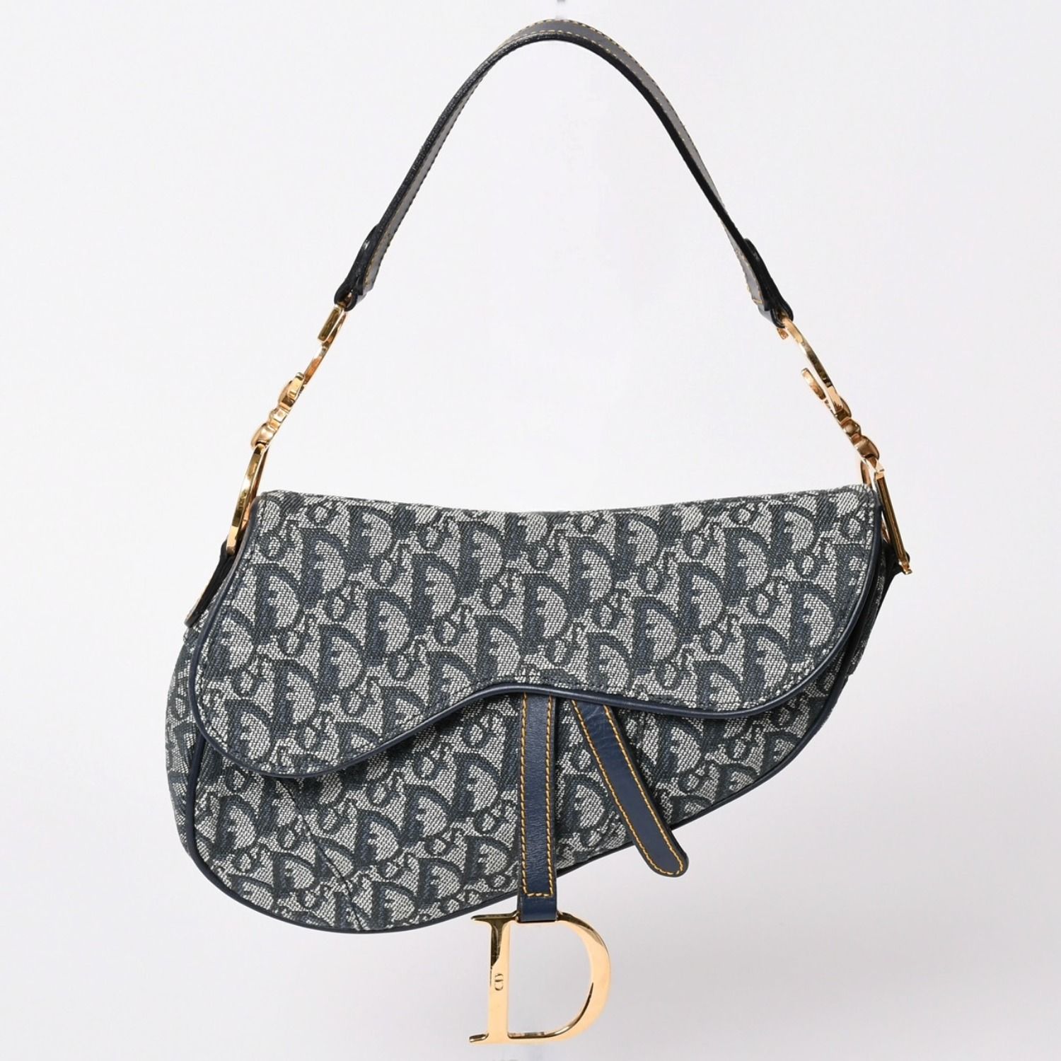 極美品 Christian Dior クリスチャンディオール サドルバッグ 