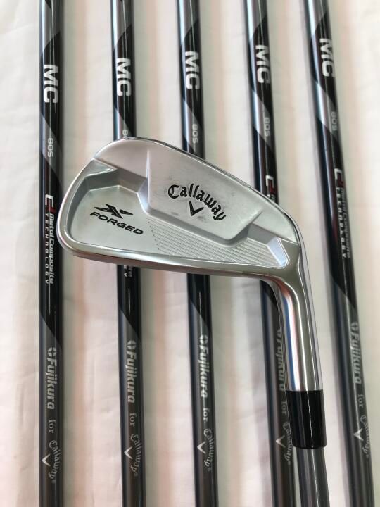キャロウェイ　X FORGED STAR 2021　Fujikura MC 80　Sフレックス　アイアンセット　中古【最短即日発送】