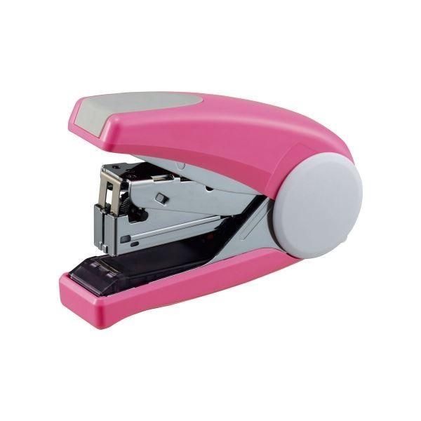 (まとめ) ライオン事務器 ステープラ かるホッチPOWER 45枚とじ ピンク FS-45 1個 〔×10セット〕