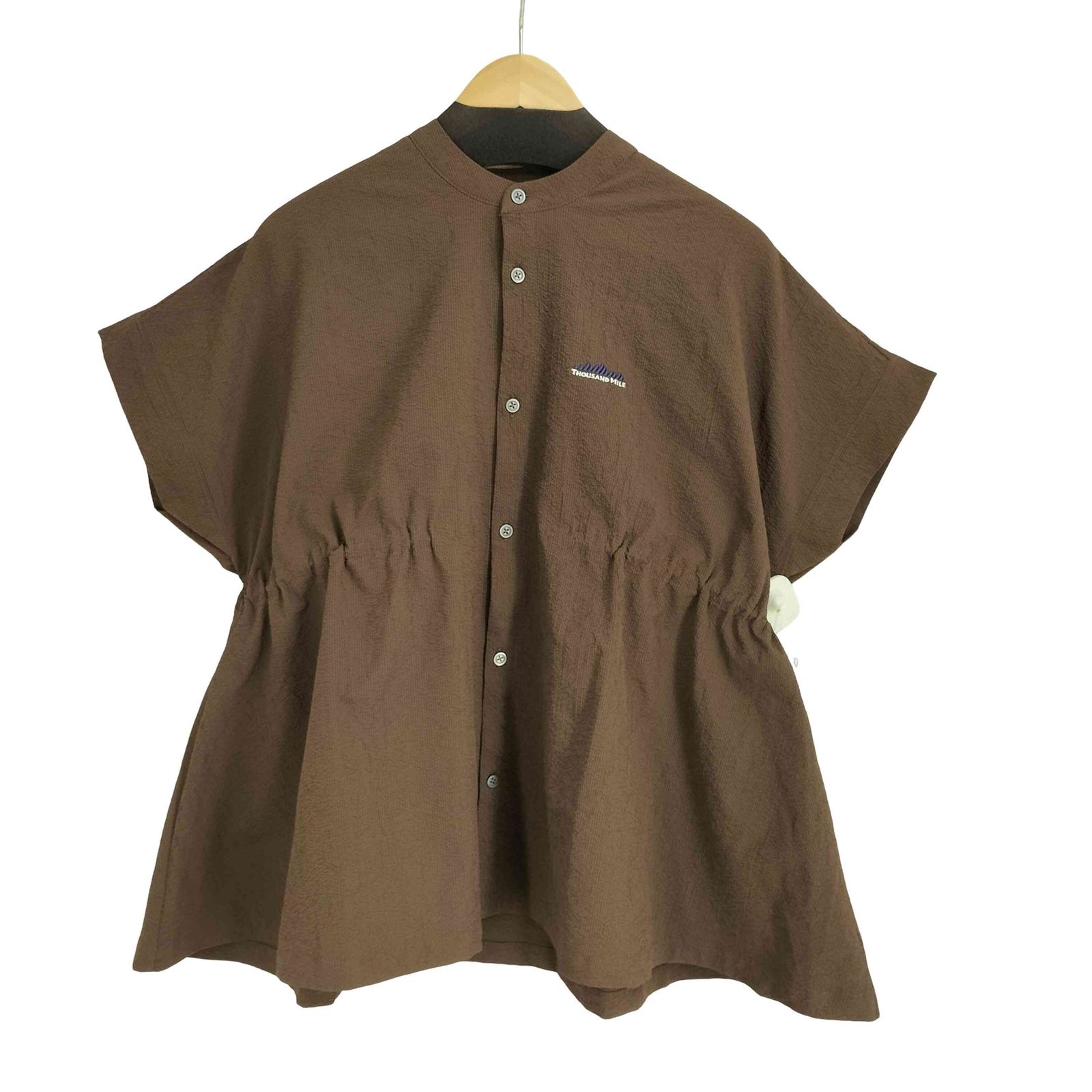 サウザンドマイル THOUSAND MILE DRAWCODE SHIRT SEERSUCKER レディース FREE