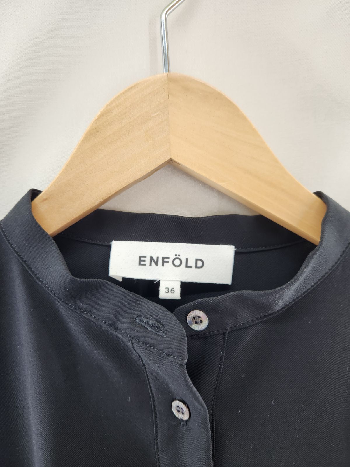 ENFOLD／エンフォルド Comfortable Twill BIGシルエットドレス