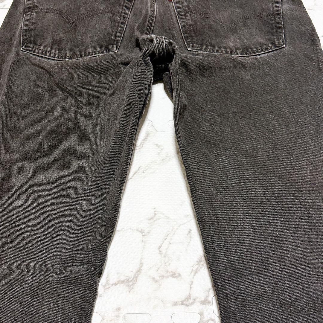 90s Levi's 赤505 USA製 サルファブラック デニム W38 L32 ボタン裏553