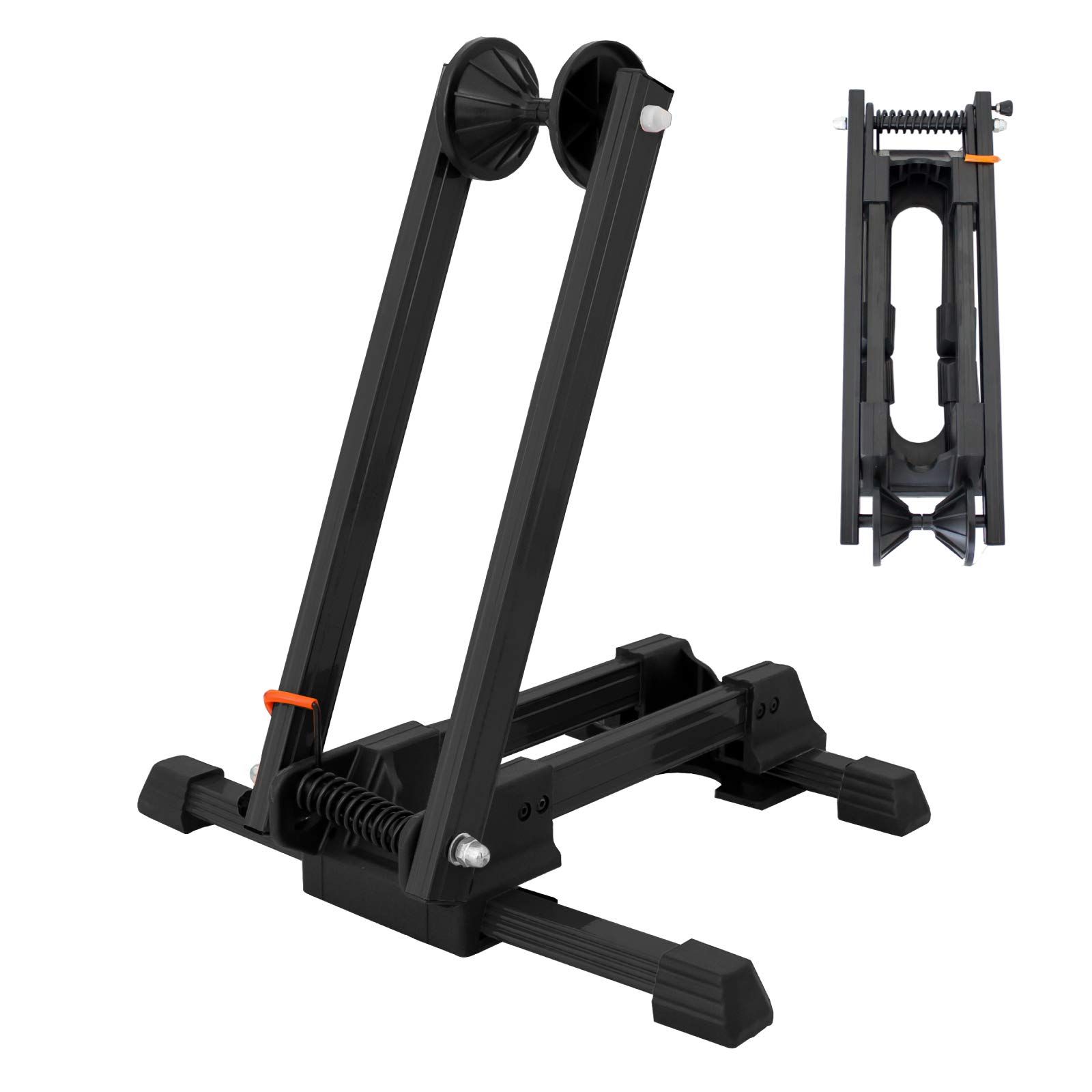 GORIX(ゴリックス) 自転車 スタンド 室内 サイクルスタンド L字型 1台用 20-29インチ 自転車折りたたみスタンド [ロードバイク・クロスバイク・マウンテンバイク・ミニベロ対応] (KW-30) ブラックY 36380463