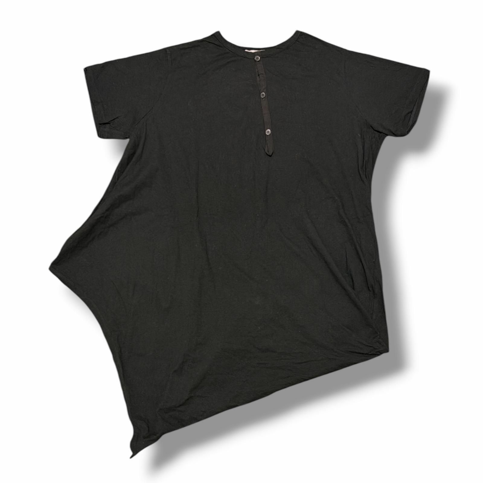 Yohji Yamamoto POUR HOMME ヘンリーネックTシャツ 半袖カットソー