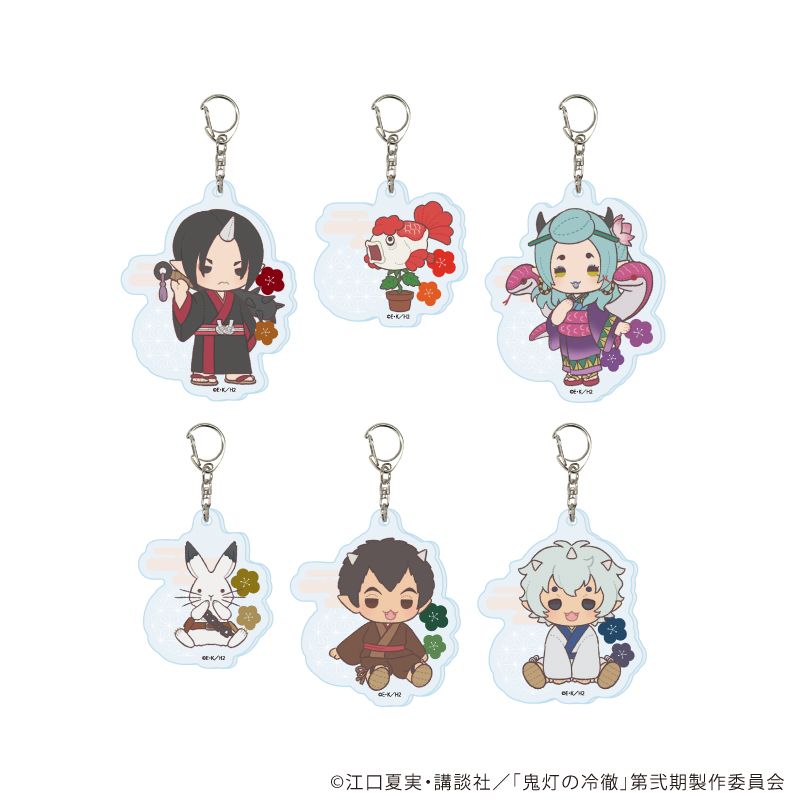 【A3】アクリルキーホルダー「TVアニメ『鬼灯の冷徹』」03/ブラインド（全6種）（ぽてぬいアート） 1BOX入数：6