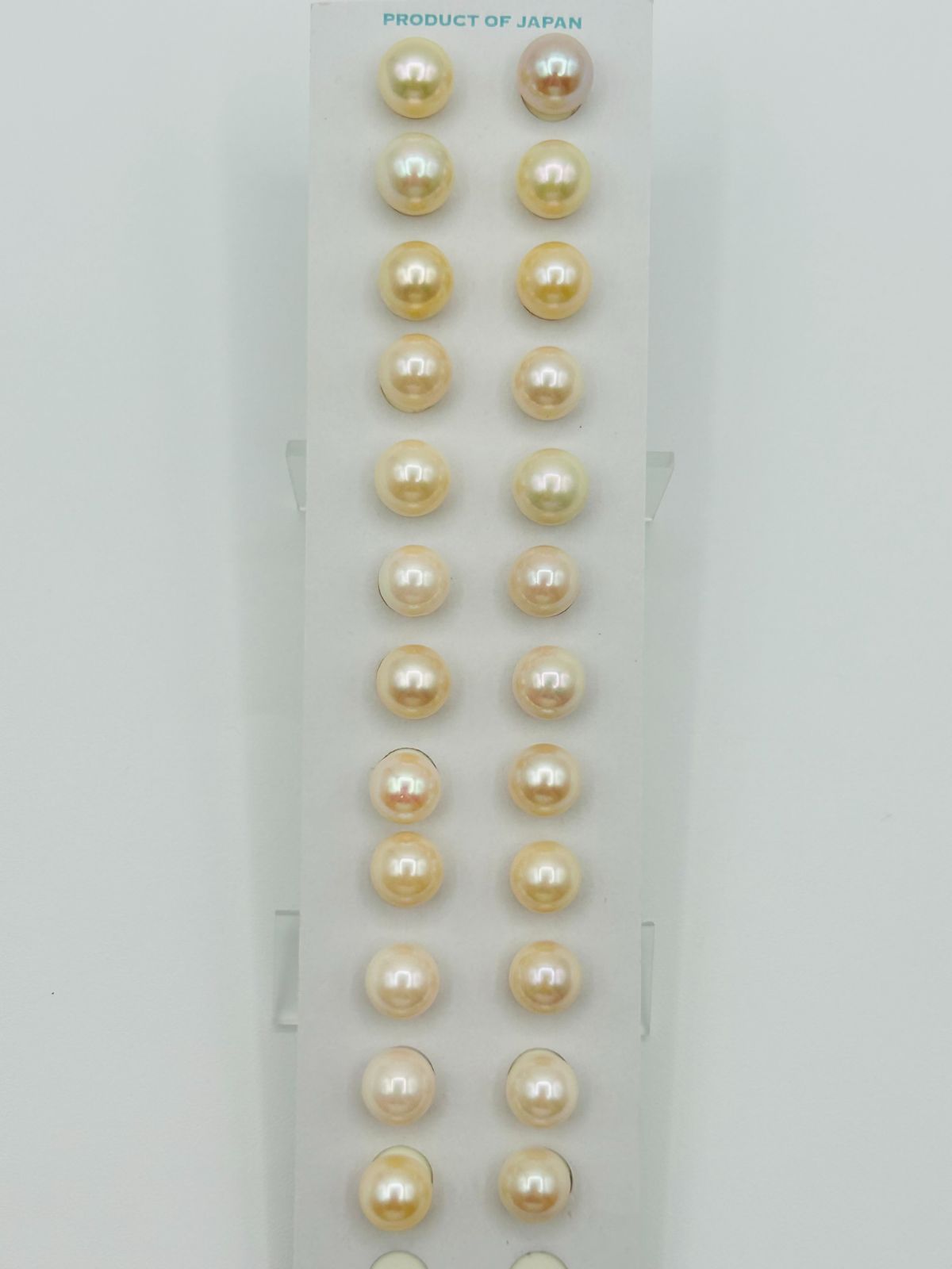 【まとめ買いがお得！】真珠 アコヤ パール ルース 9.0～9.5㎜UP 24PCS AKOYA