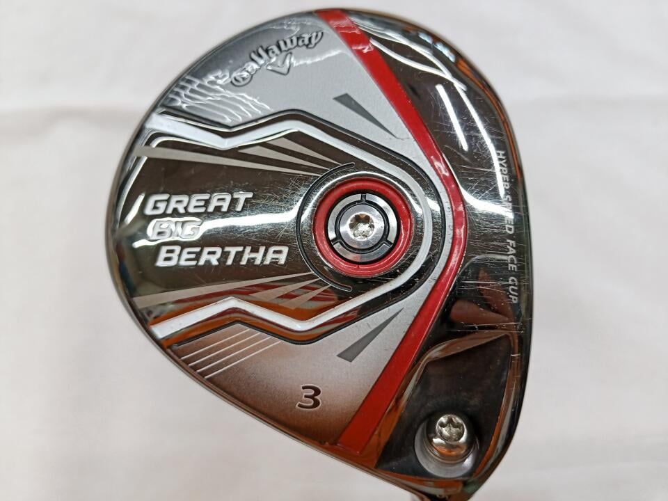 キャロウェイ　GREAT BIG BERTHA 2016　15度　BIG BERTHA　Sフレックス　フェアウェイウッド　中古　ゴルフドゥ！福山王子店【最短即日発送】