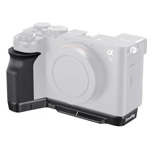SmallRig A7C II/A7CR用 ハンドグリップ L型グリップ Sony対応Alpha 7C II/Alpha 7CR用 Arca用クイックリリースプレート軽量シリコンサイドハンドル 三脚の素早いスイッチオン/手持ち撮影用 4797Bp