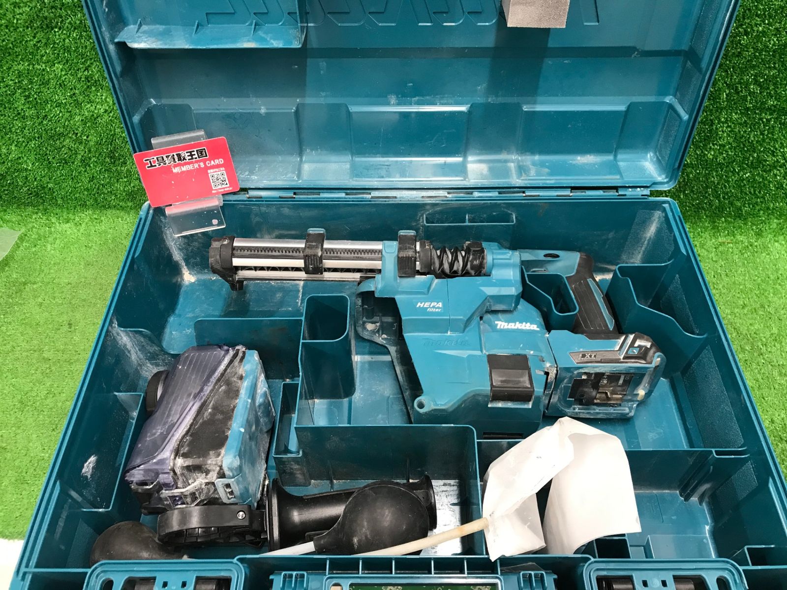 【中古品】【0918】★makita(マキタ) 18㎜18v充電式ハンマードリル(集じんシステム付) (本体/ケース) HR183DZKV　IT8OZJE70Z9A