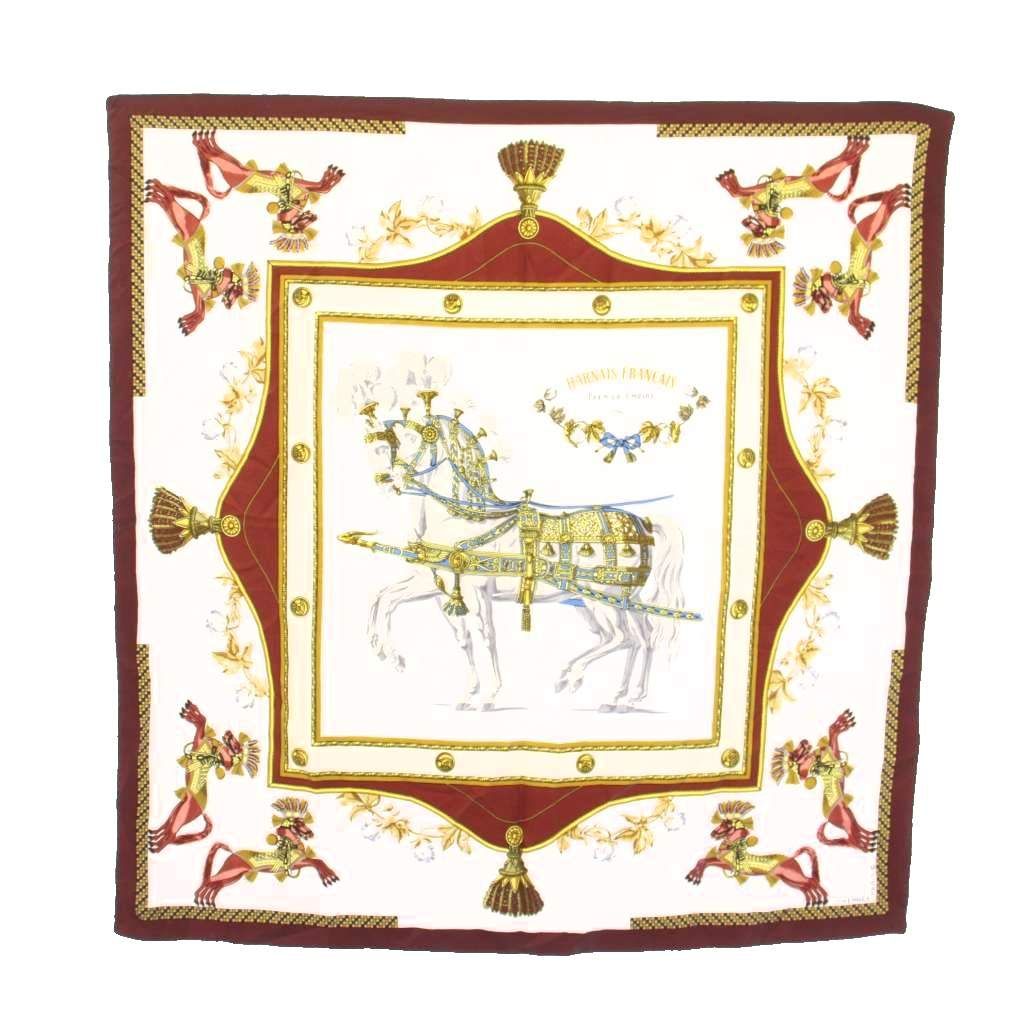 エルメス HERMES カレ90 Harnais Francais PREMIER EMPIRE フランス