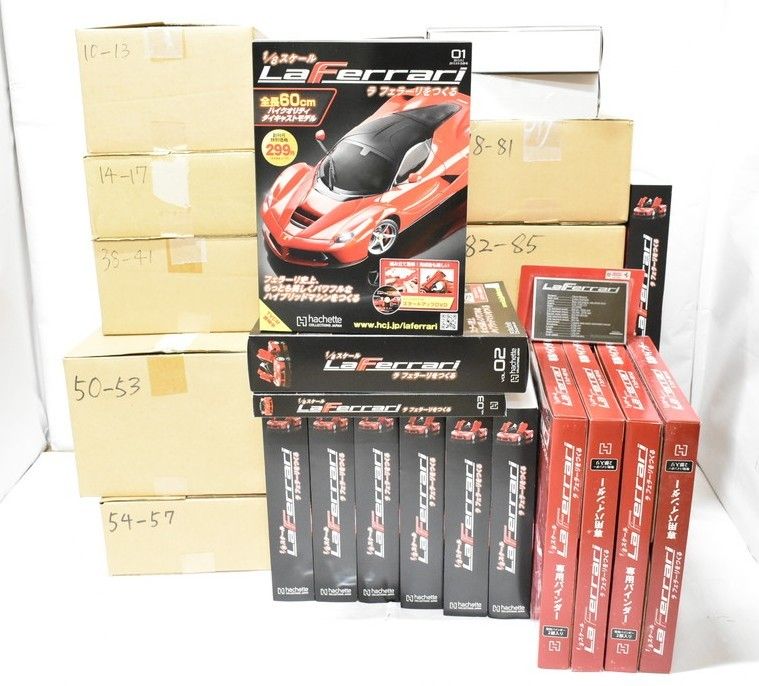 未組立 アシェット ラ フェラーリをつくる 1-105巻 ディスプレイベース付き 車 模型 フィギュア ホビー ITF0IG0VJQSK-A125-byebye