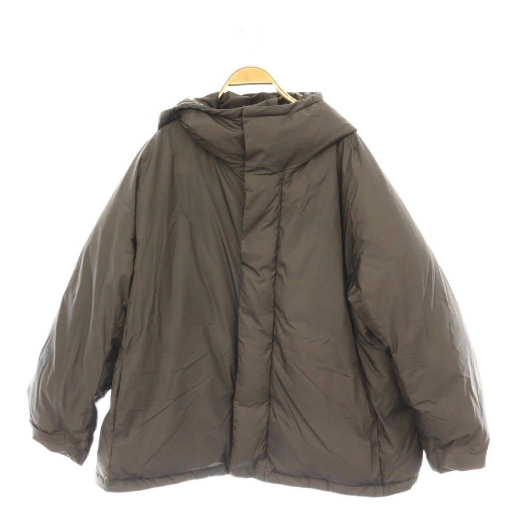 ドゥーズィエムクラス DEUXIEME CLASSE 24AW ダウンジャケット ジップアップ フード ダークブラウン /DO ■OS
