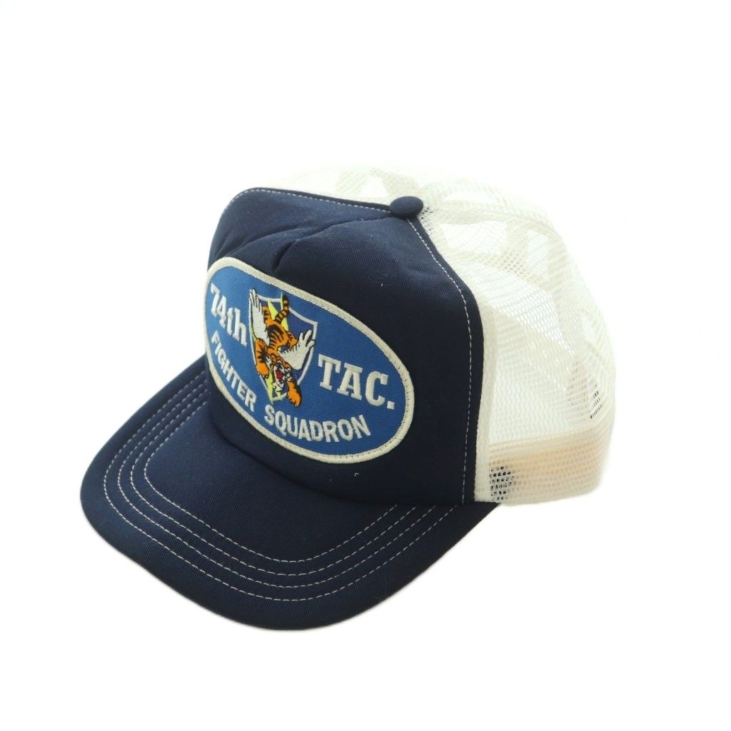 バズリクソンズ BUZZ RICKSON’S 74th TAC フライングタイガース メッシュ キャップ 帽子 紺 白 /MI ■OS ユニセックス