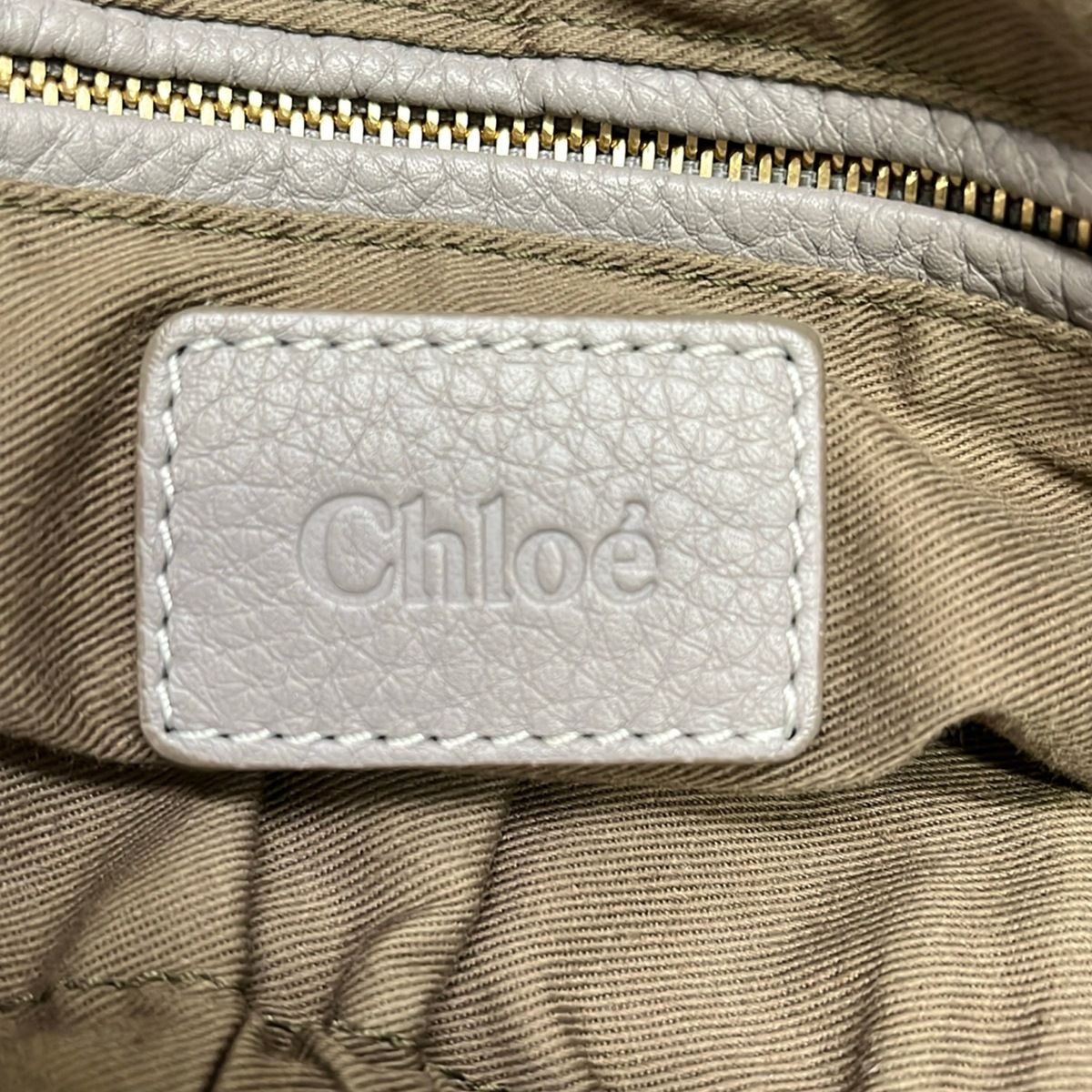 Chloe(クロエ) ハンドバッグ マーシーハンドバッグ グレー レザー