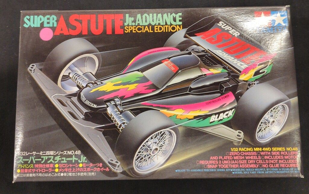 タミヤ レーサーミニ四駆NO.48 ゼロシャーシ スーパーアスチュートJr. アドバンス（特別仕様車） 18048