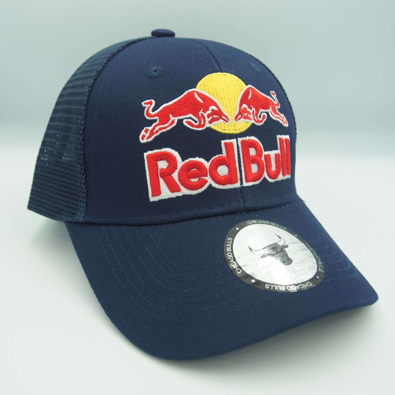 111 紺/紺/メッシュ REDBULL 刺繍 キャップ 帽子 レッドブル エナジー