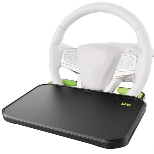 SAIJI 調整可能な 車 ハンドル テーブル 運転席 より安定した 車 テーブル 仕事 食事 掃除が簡単 耐久性 耐水性 ブラックts 6c0431ba
