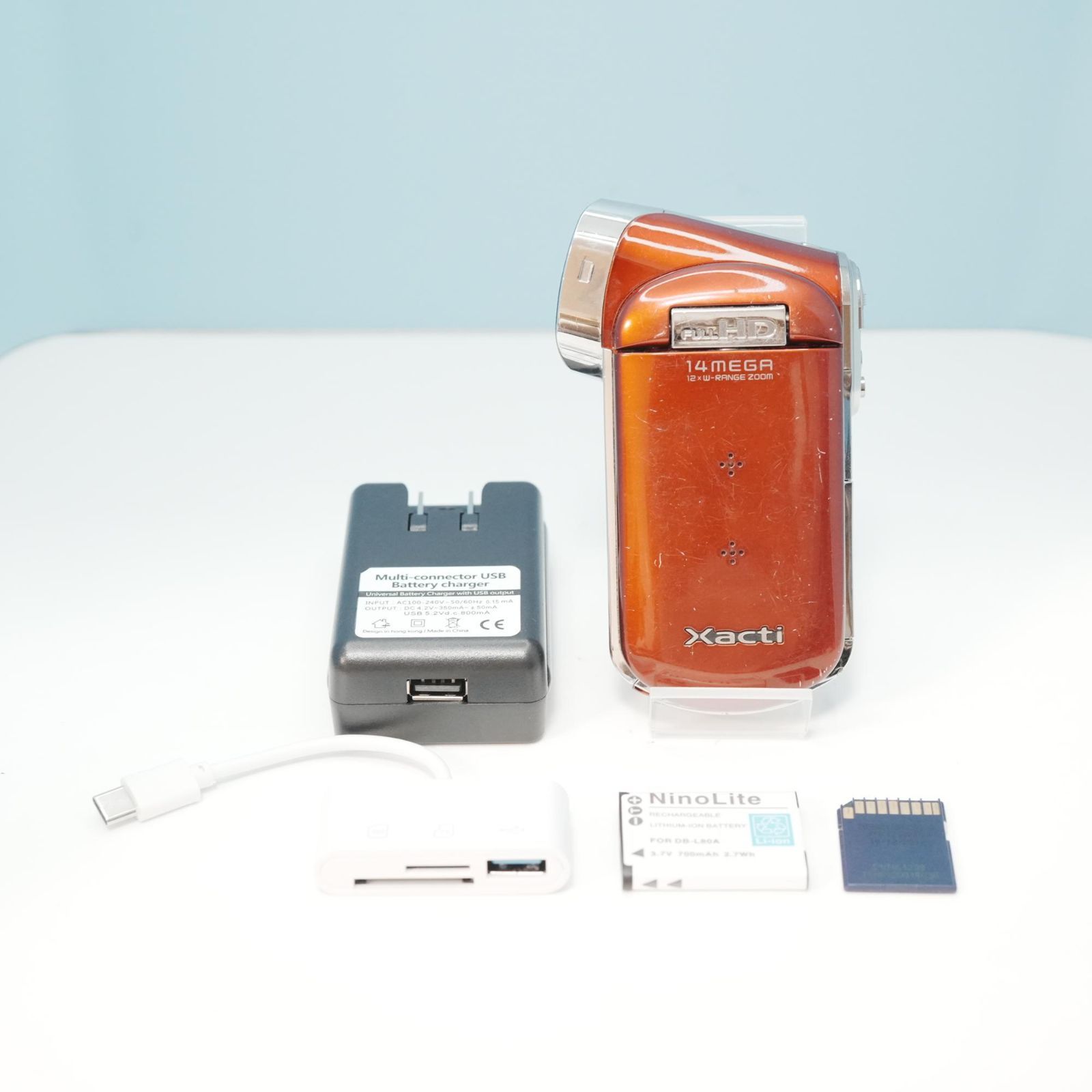 SANYO Xacti DMC-CG100 デジカメ スマホ転送OK フルセット a6595
