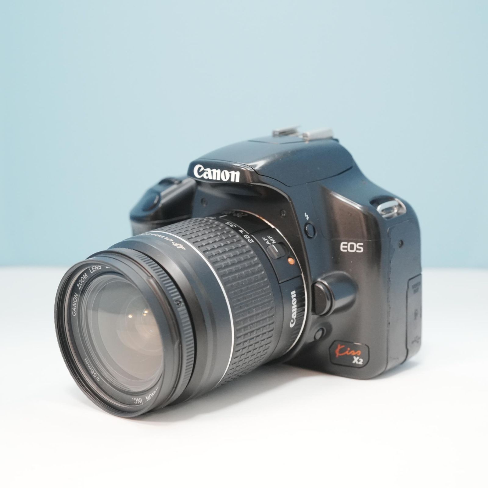 Canon EOS kiss X2 一眼レフ スマホ転送OK フルセット 美品 a6576