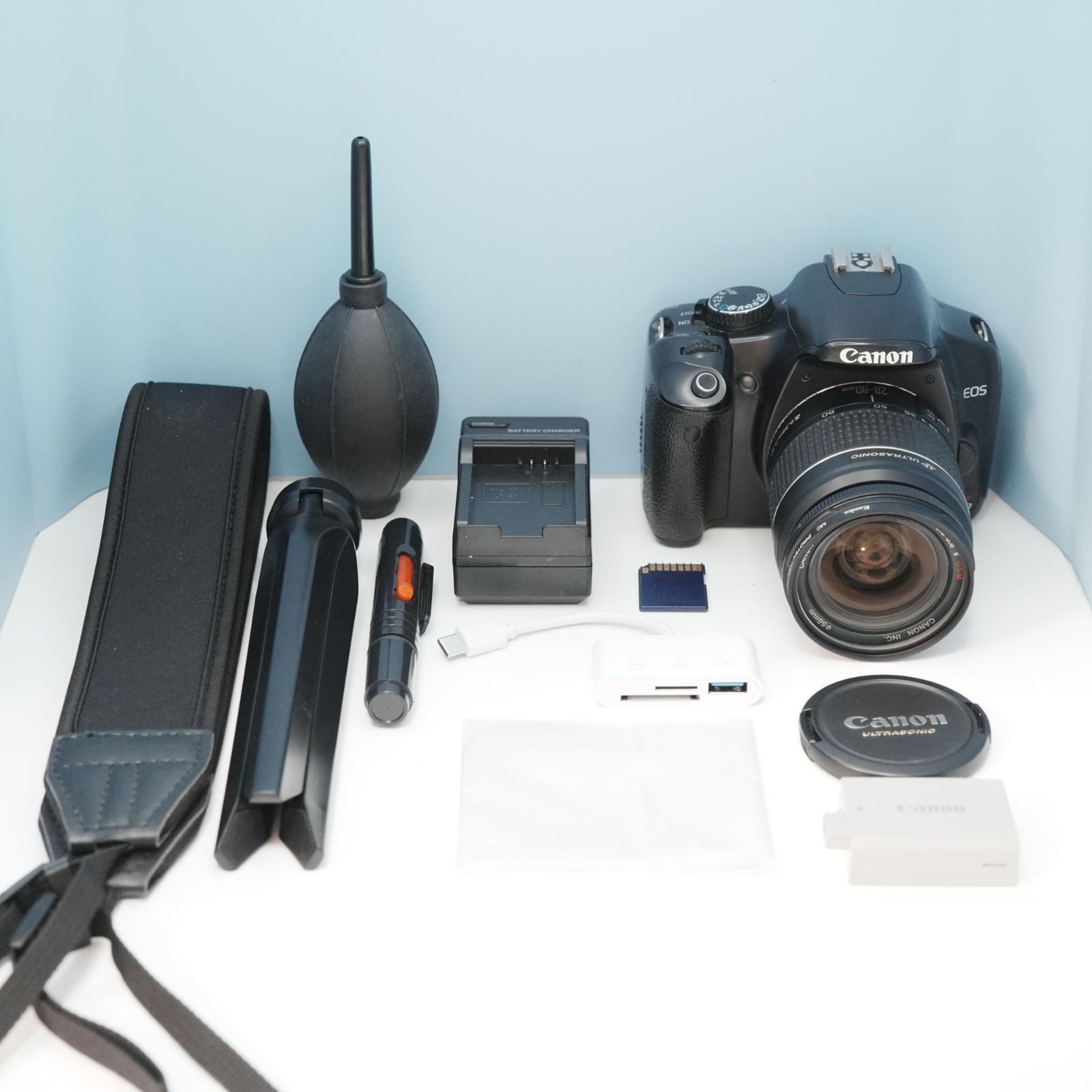 Canon EOS kiss X2 一眼レフ スマホ転送OK フルセット 美品 a6576