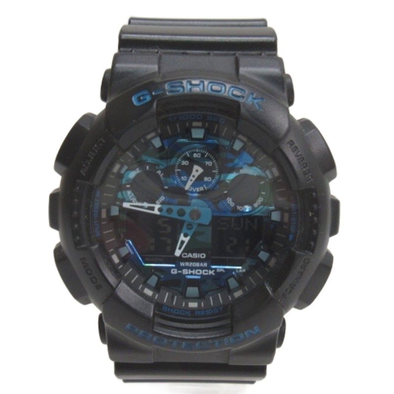カシオジーショック CASIO G-SHOCK クォーツ 腕時計 GA-100CB ブラック