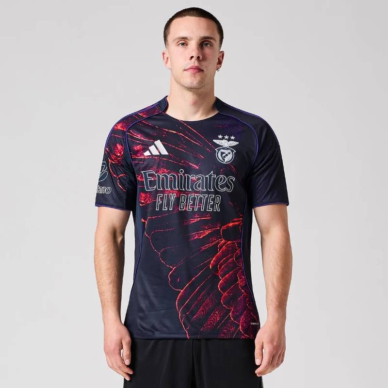 【送料無料・匿名配送】adidas アディダス ベンフィカ 25/26 公式 フォース シャツ 紺黄 新品 正規品