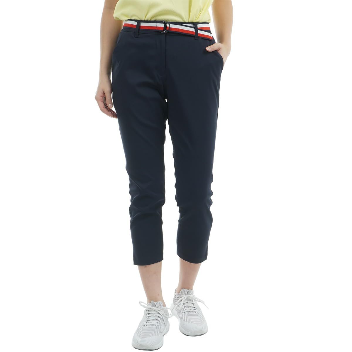 新品 TOMMY HILFIGER GOLF(トミーヒルフィガー ゴルフ) ベルテッドツイル 3/4パンツ THLA502