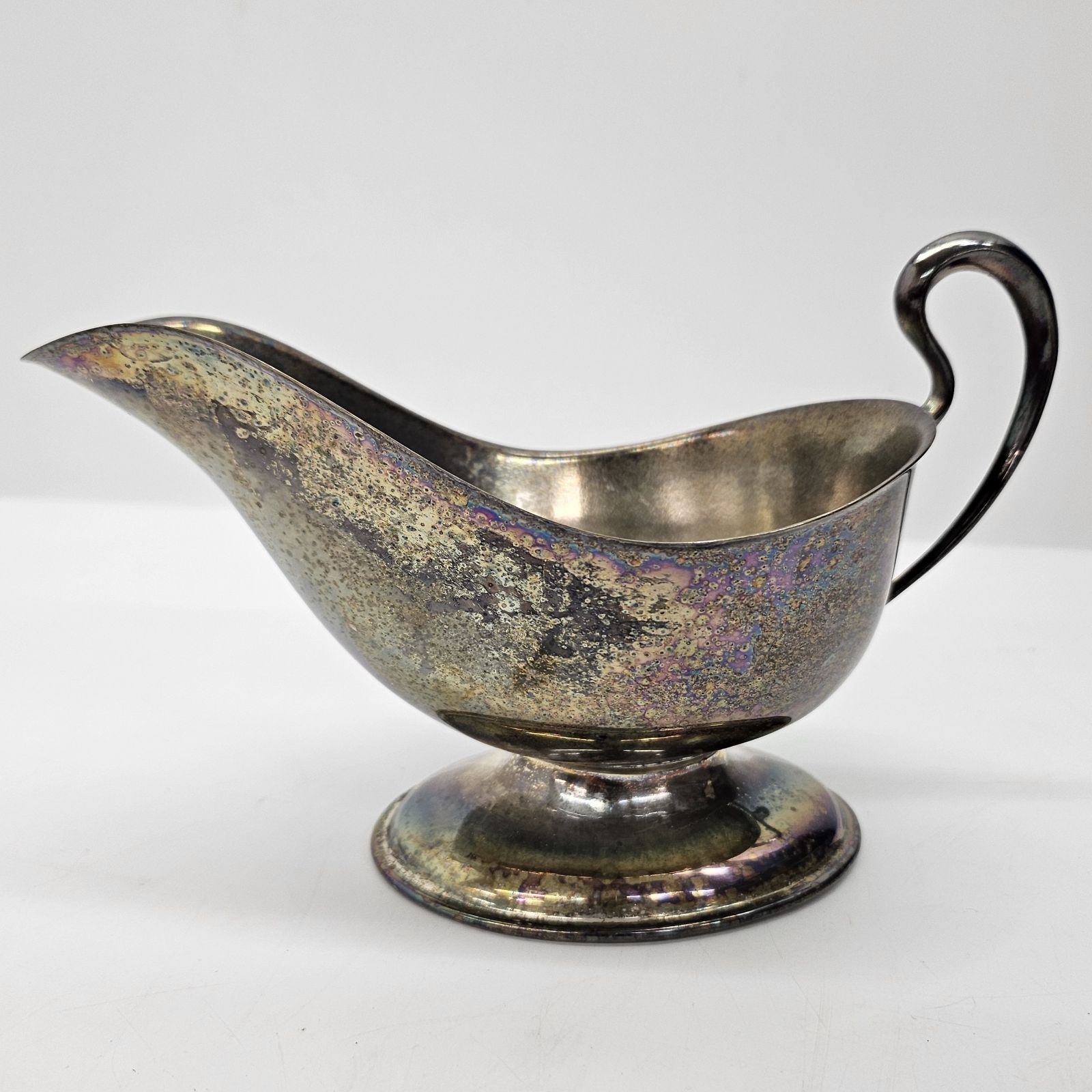 イギリス製 1910年 William Adams & Son 陶器 ソースポット 