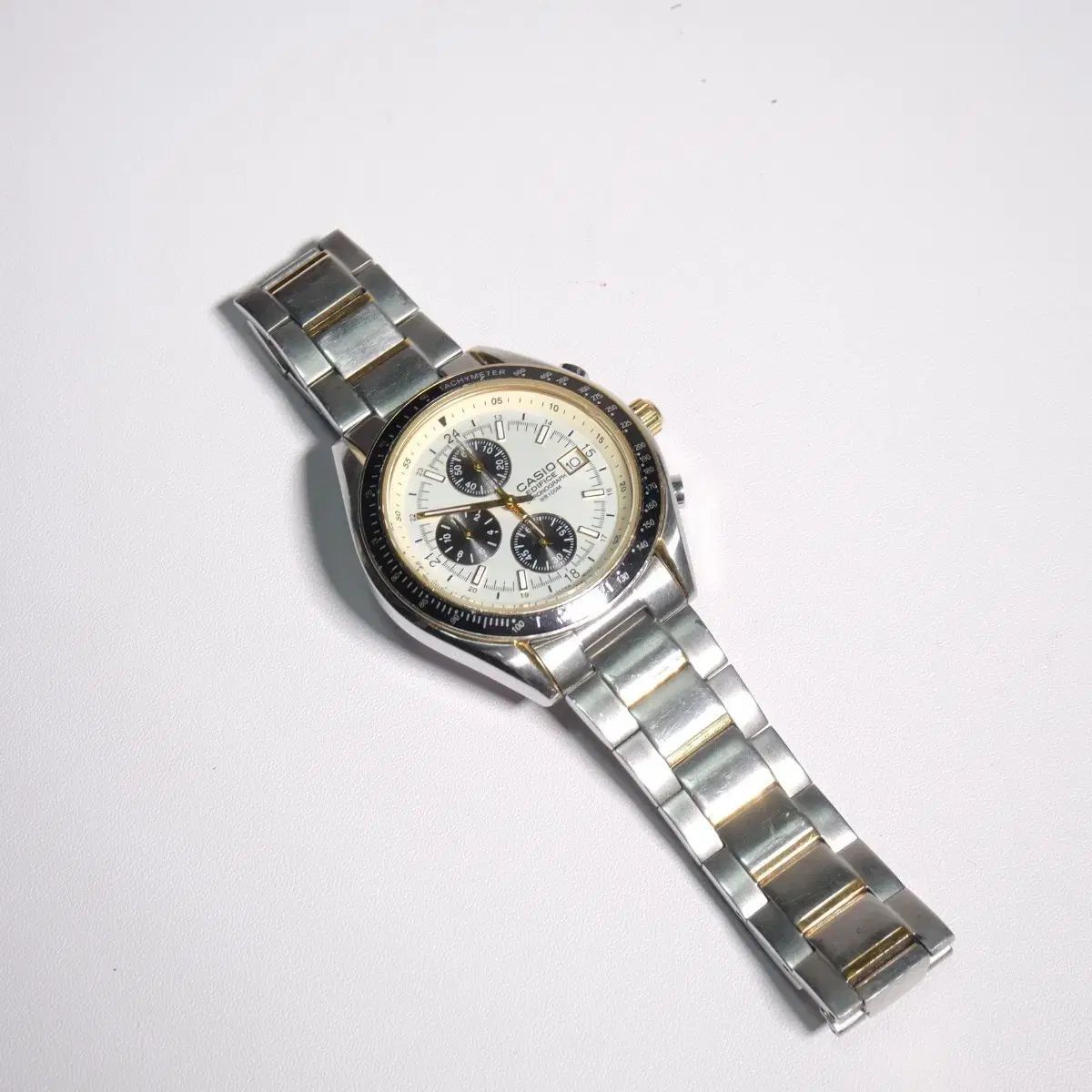 カシオ EDIFICE EF-503 クロノグラフ メタル ウォッチ クロノグラフ 