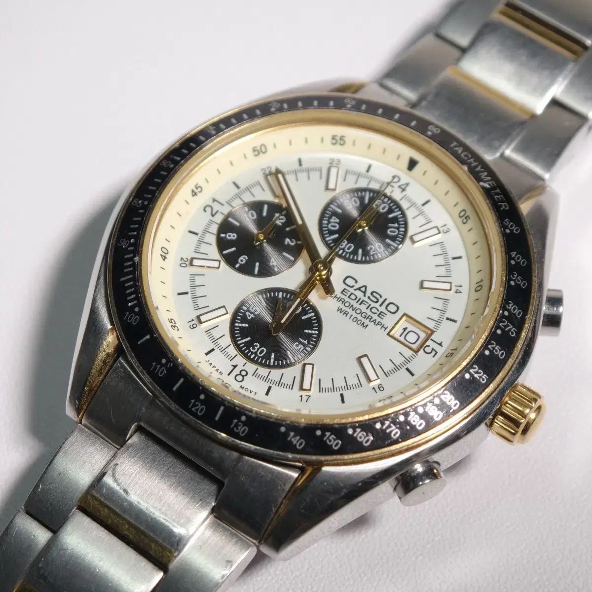 カシオ EDIFICE EF-503 クロノグラフ メタル ウォッチ クロノグラフ 