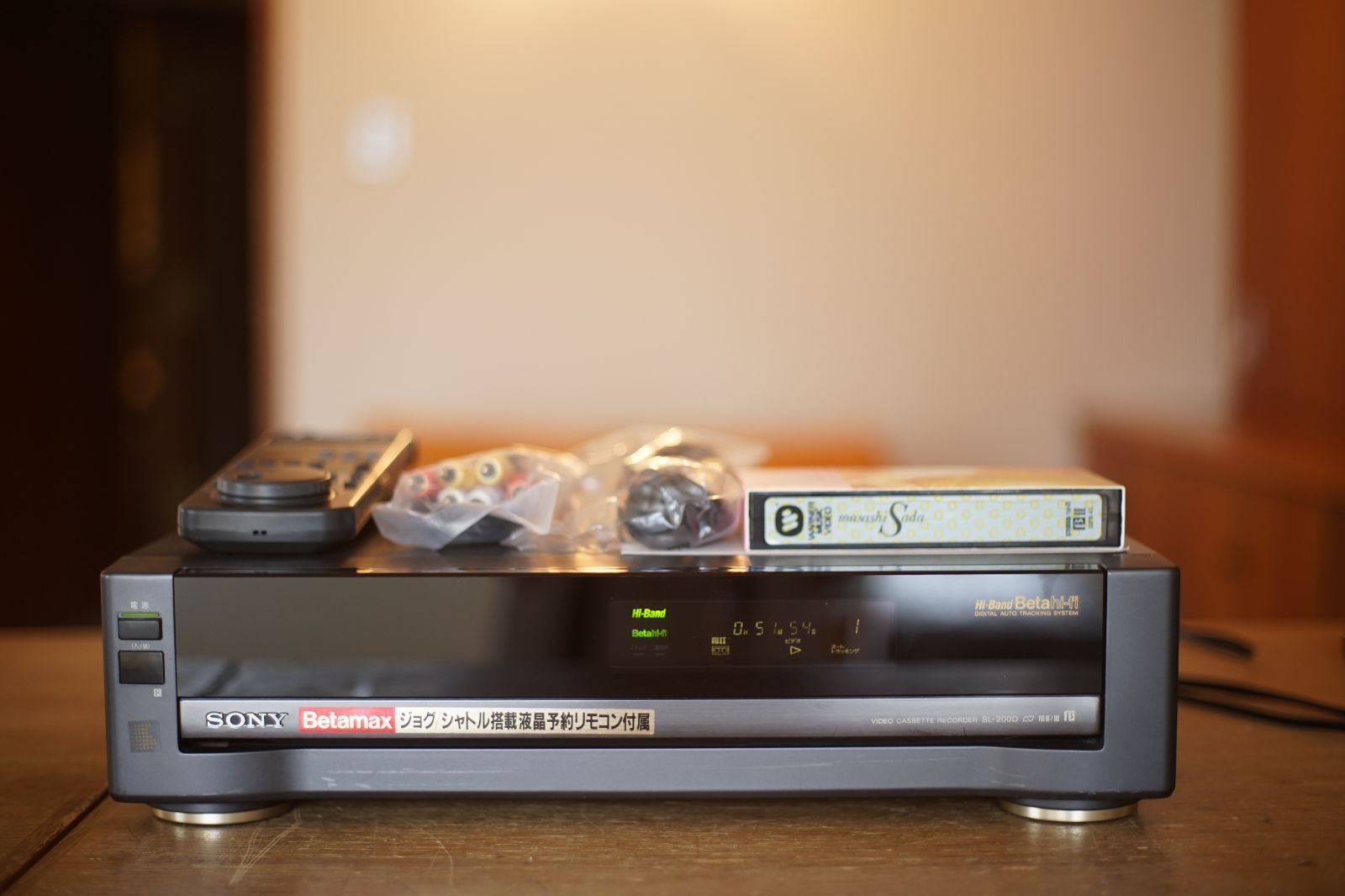 動作保証あり SONY SL-200D ベータビデオデッキ β
