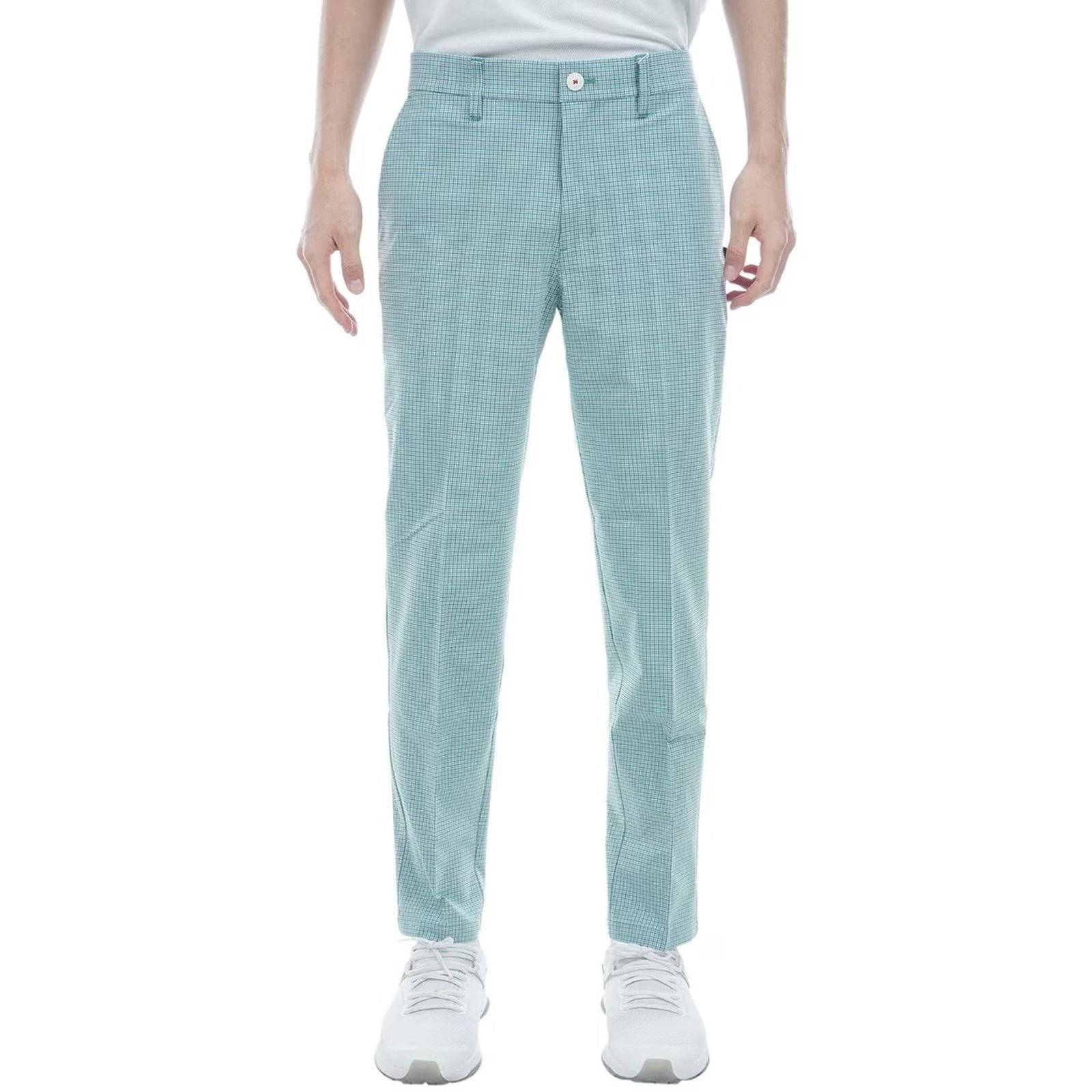 新品 [ニューバランス] ゴルフ メンズ ロングパンツ (4WAYストレッチ・チェック柄) / 012-5131007 182_カーキ 3 [S]