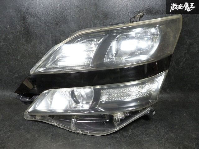 【保証付き！即発送】トヨタ純正 ヴェルファイア GGH20W GGH25W ANH20W 前期 HID バラスト付 ヘッドライト 左 左側 助手席 ICHIKOH 58-23